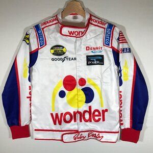 Kid's XL Ricky Bobby NASCAR Halloween Costume Cosplay Full Zip Long Sleeve Top